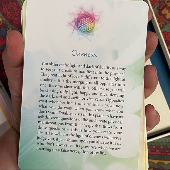 The flower of life wisdom from Astar guidance cards angel tarot - Picture 3 of 10